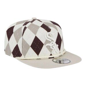 New Era Chicago White Sox Argyle Golfer Snapback Hat Cap Adjustable - OSFM